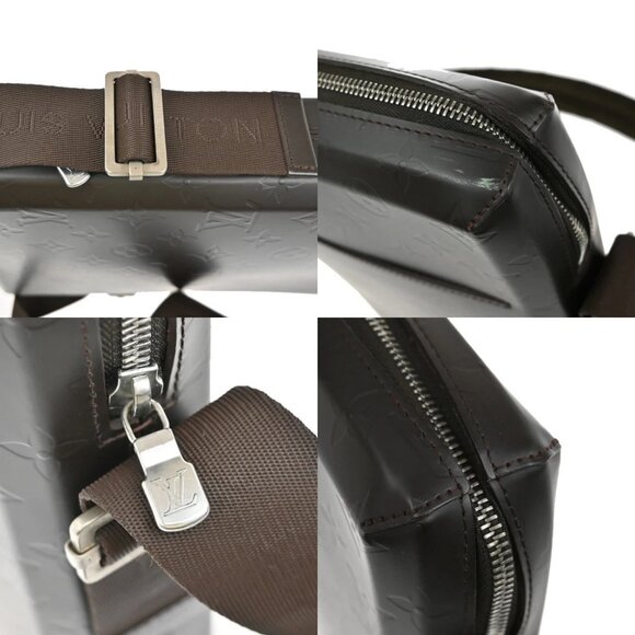 LOUIS VUITTON Bobby Shoulder Bag Monogram Glace Leather Brown - Picture 9 of 16